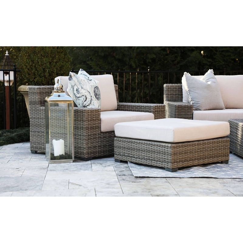 Oakley 5pc Deep Seating Set with Sunbrella - Canopy Home and Garden