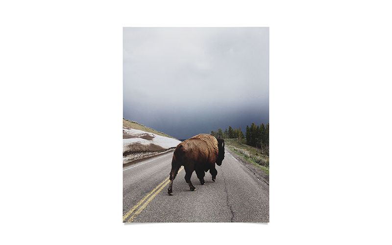 Kevin Russ Street Walker 18" x 24" Unframed Poster - Society6