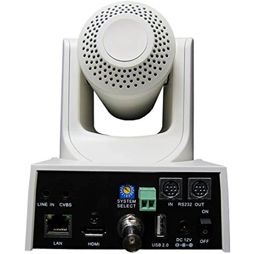 PTZ Optics - PT30X-SDI-WH-G2 - 30X Optical Zoom | 3G-SDI, HDMI, CVBS, IP Streaming | 1920 x 1080p | 60.7 degree FOV