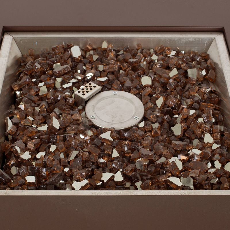 Pleasant Hearth Grant Gas Fire Pit Table