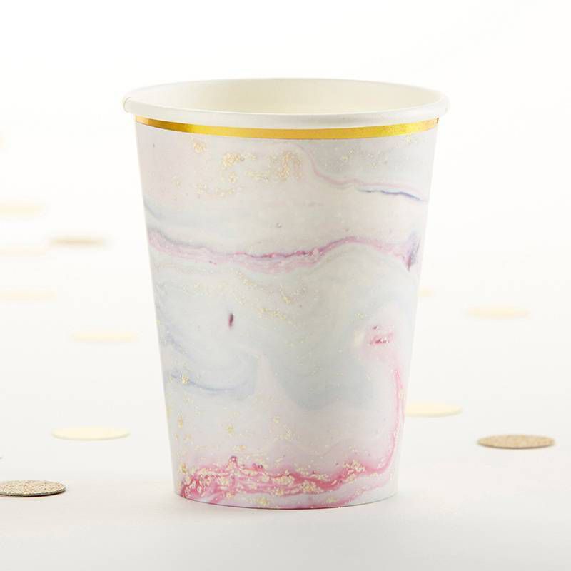 24ct Marbleized Paper Cups