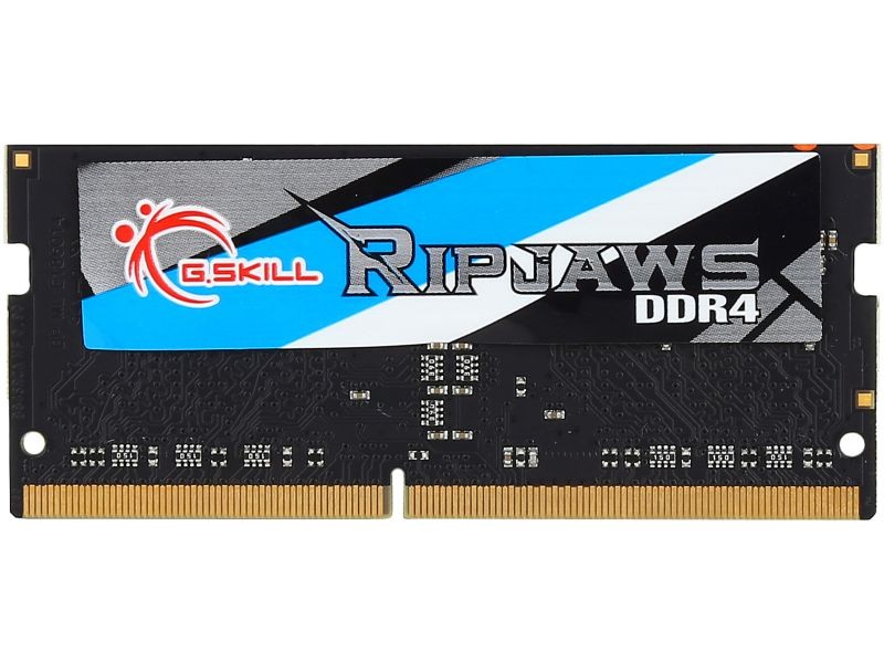 G.SKILL Ripjaws SO-DIMM 8GB 260-Pin DDR4 SO-DIMM DDR4 3200 (PC4 25600) Laptop Memory Model F4-3200C18S-8GRS