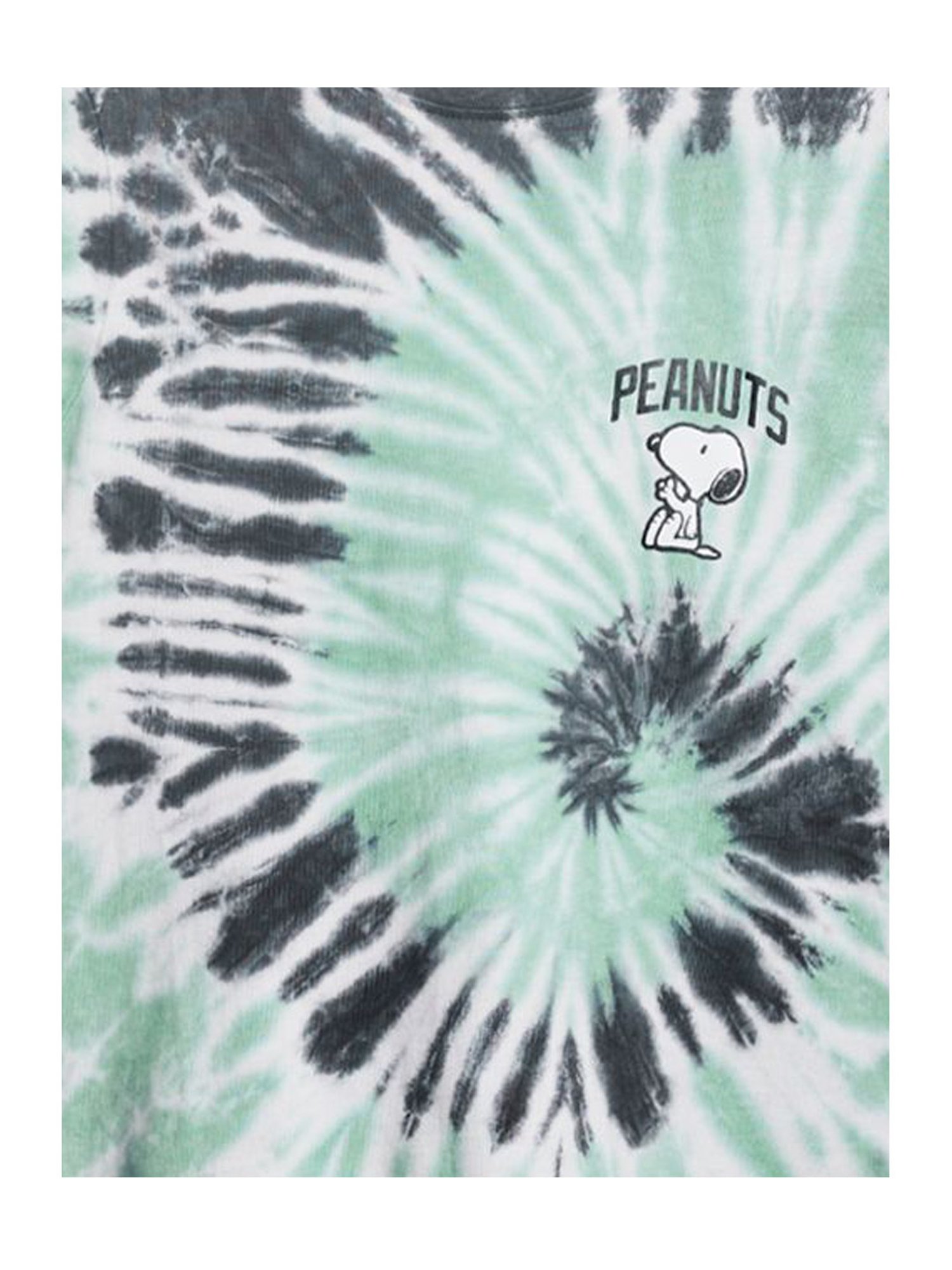 The Souled Store Boys Green & Black Cotton Over Dyed T-Shirt