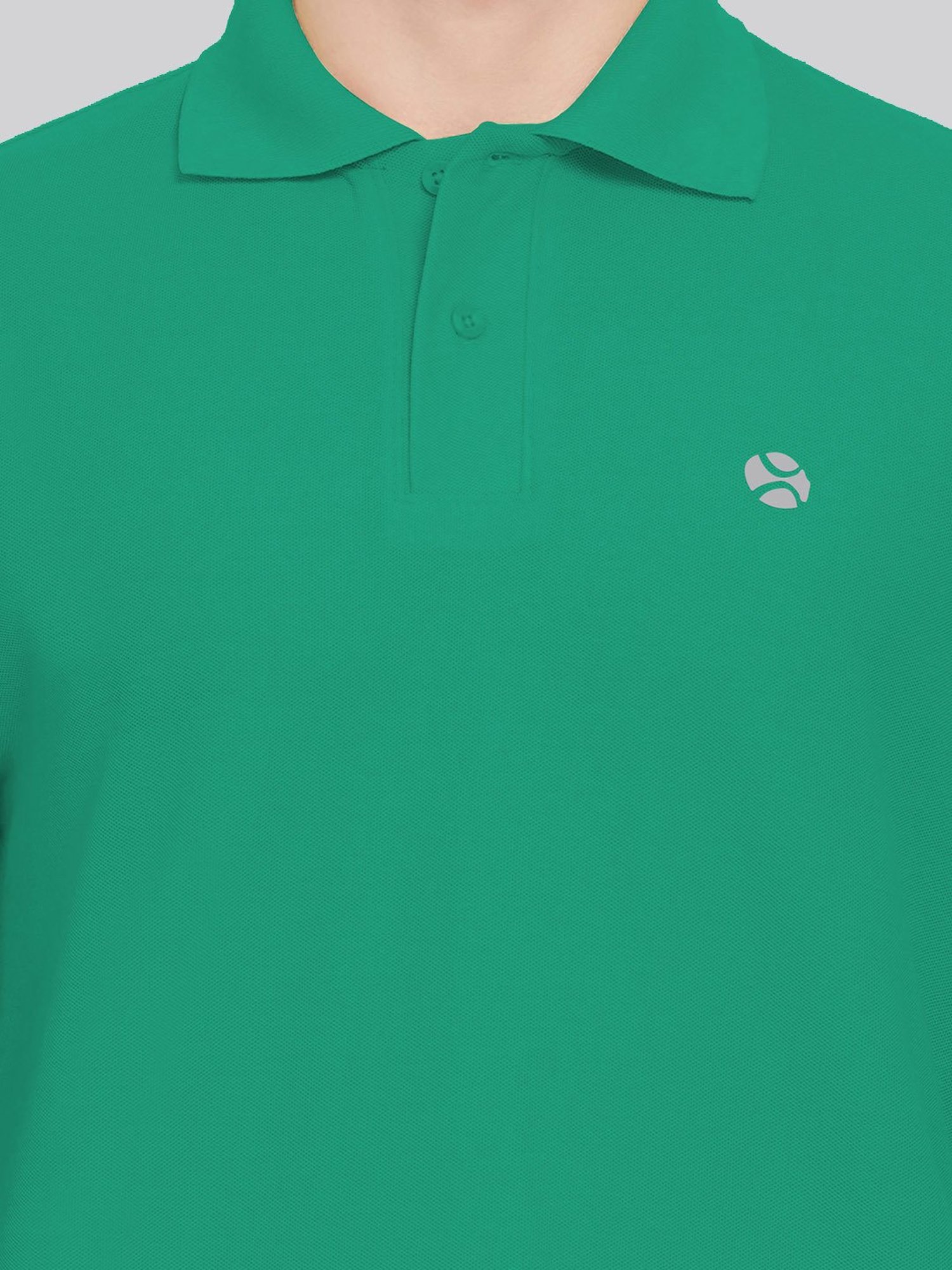 Lux Nitro Sea Green Regular Fit Polo T-Shirt