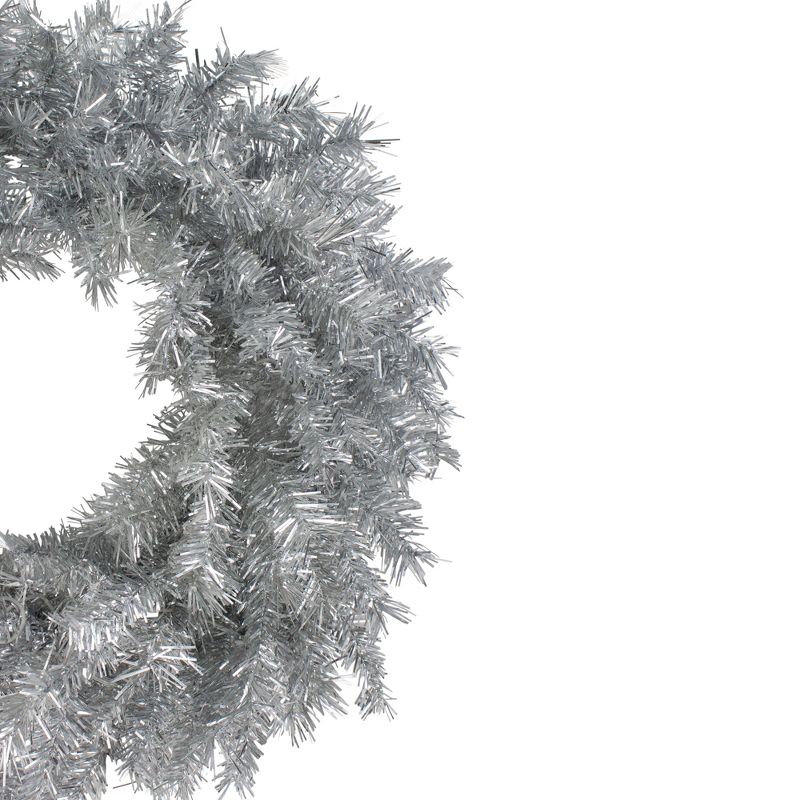 Northlight Frosted Pine Cone and Foliage Artificial Christmas Twig Wreath - 15 Inch, Unlit