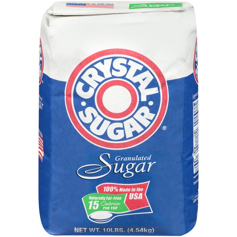 Crystal Granulated 100% Sugar - 10lb