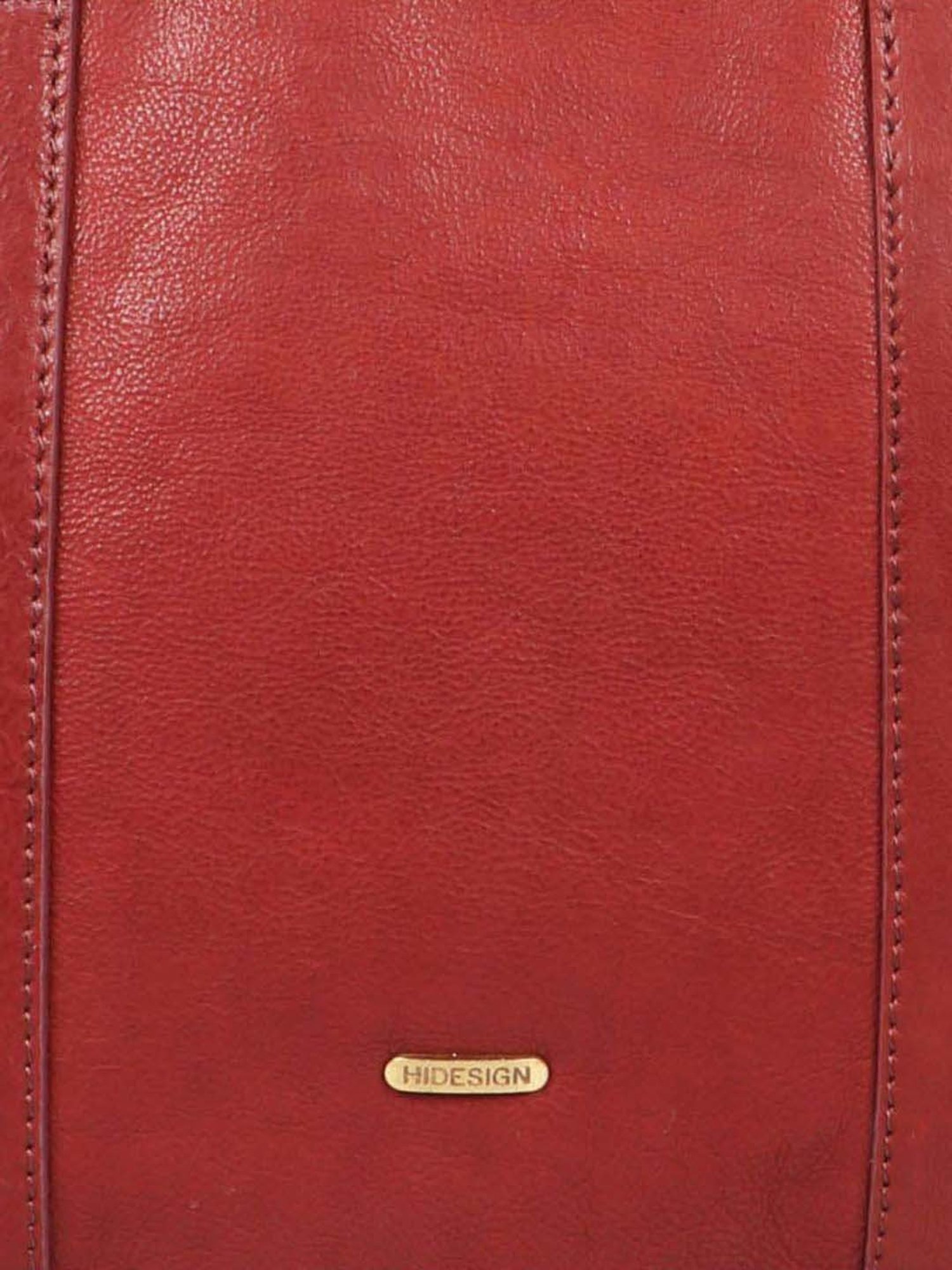 Hidesign Hipsters Red Yoga 03 Solid Large Tote Handbag