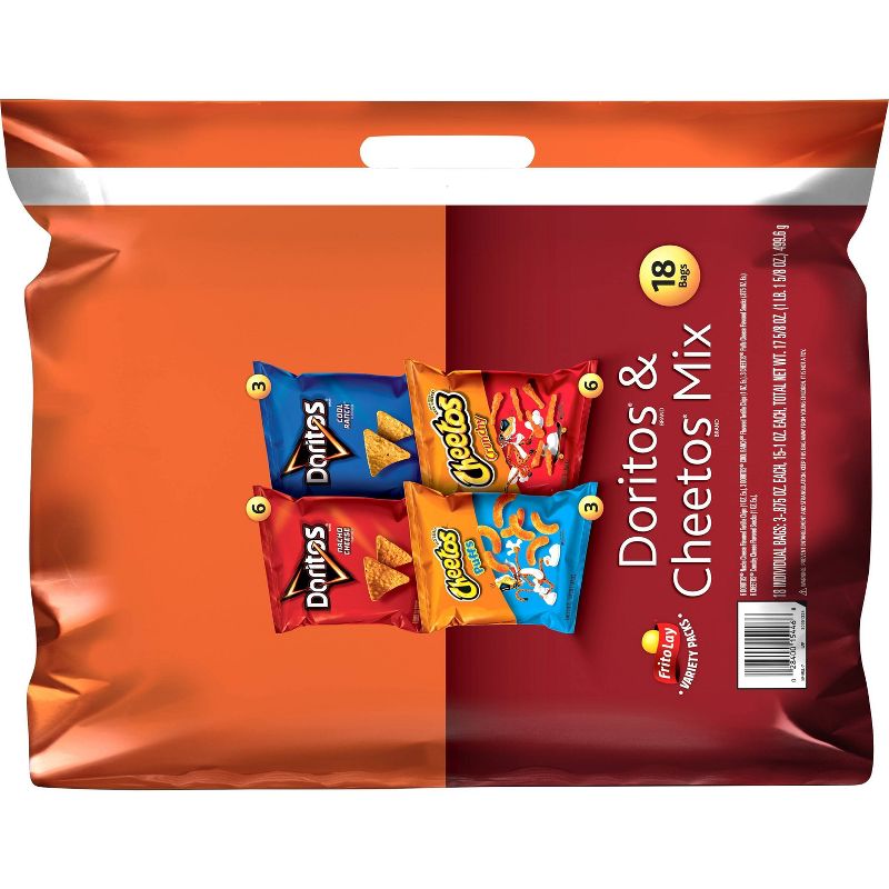 Frito-Lay Variety Pack Doritos & Cheetos Mix - 18ct