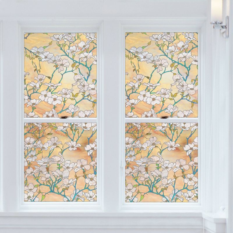 Brewster Dogwood Door Premium Film Golden Sky