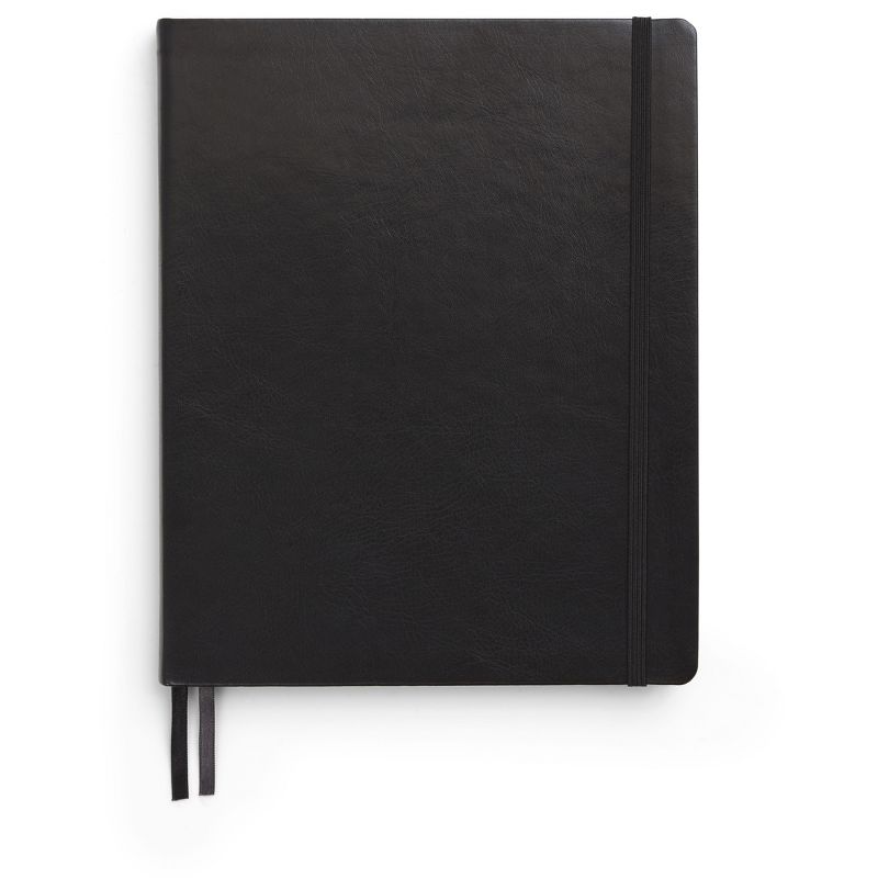 TRU RED Large Flexible Cover Ruled Journal, Blk TR54774 