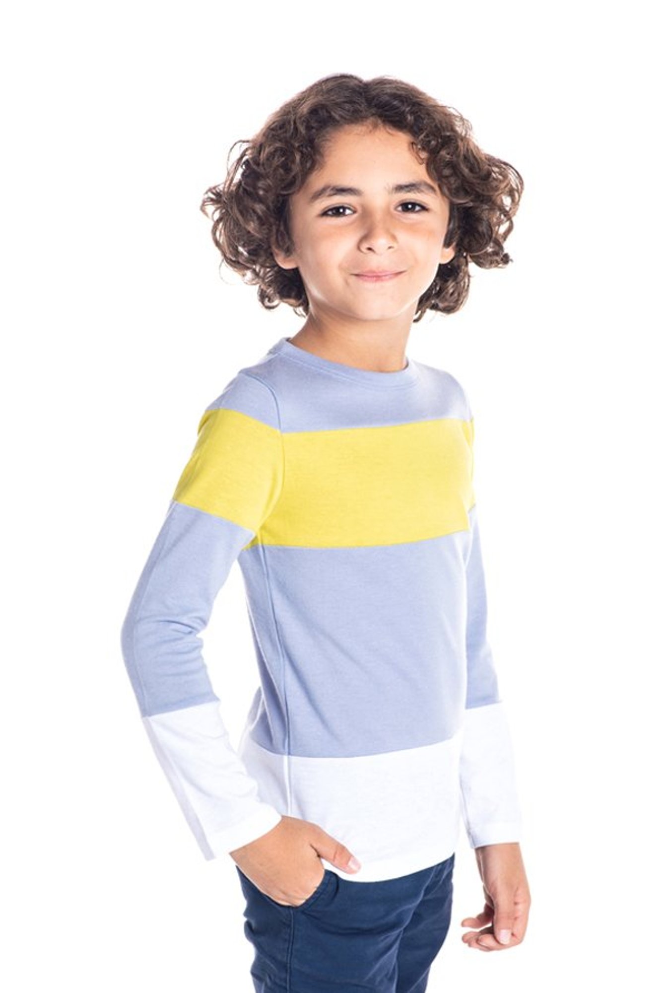 Cherry Crumble By Nitt Hyman Boys Multicolor Color Block T-Shirt