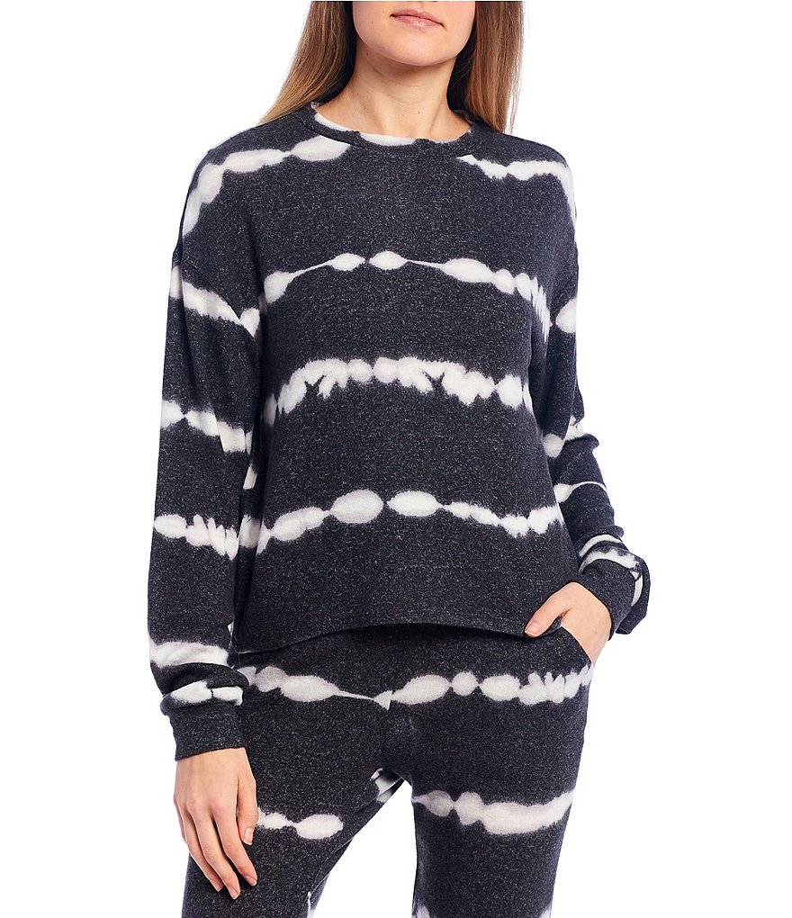 Fornia Tie-Dye Lounge Long Sleeve Pullover