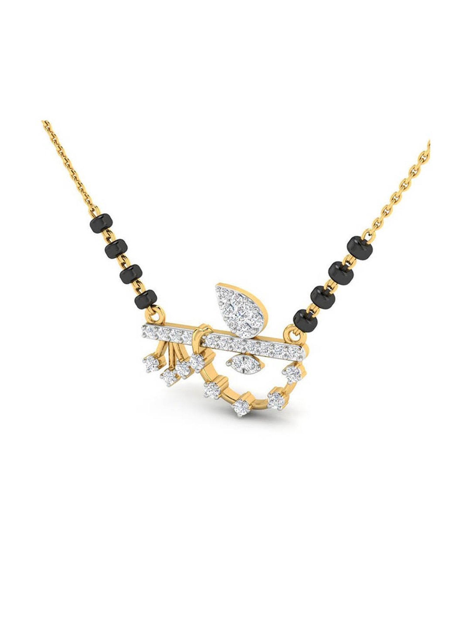 Waman Hari Pethe Jewellers 18k Gold & Diamond Mangalsutra for Women