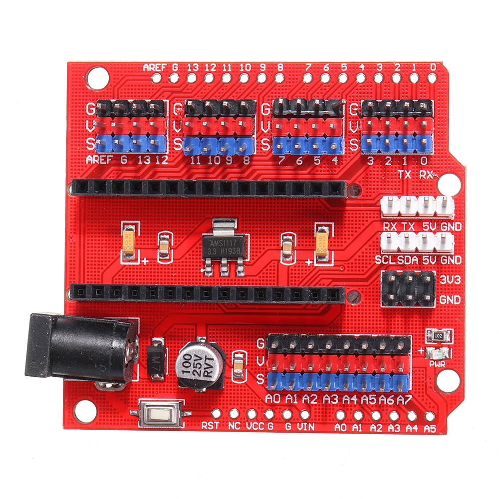 Multi-Function Funduino Nano Shield Nano Sensor Expansion Board