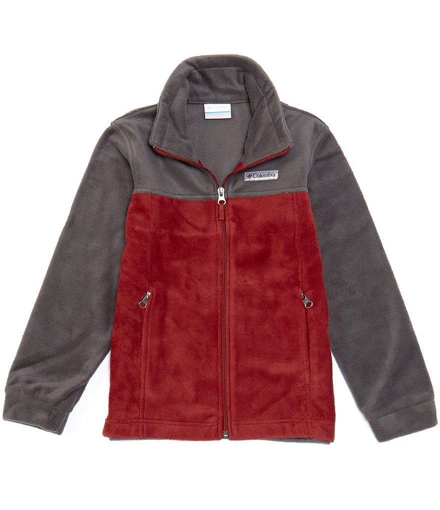 First Wave Big Boys 8-20 Brown Pleather Moto Jacket