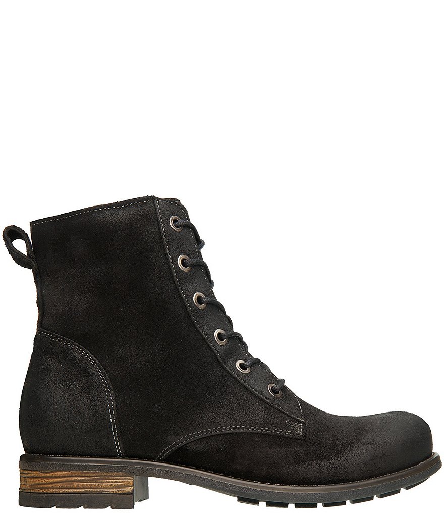 Taos Footwear Boot Camp Suede Faux Fur Lined Booties