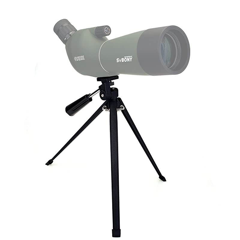 Tabletop Tripod Portable Compact Tripod Folded Tripod for Spotting Scopes DLSR Camera Monocular Binocular MediumSized Telescopes