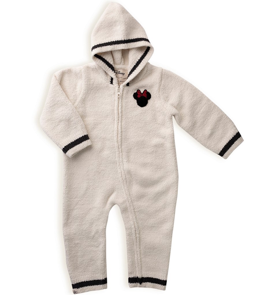 Barefoot Dreams Baby Girls 3-18 Months CozyChic&reg; Classic Disney Infant Minnie Playsuit