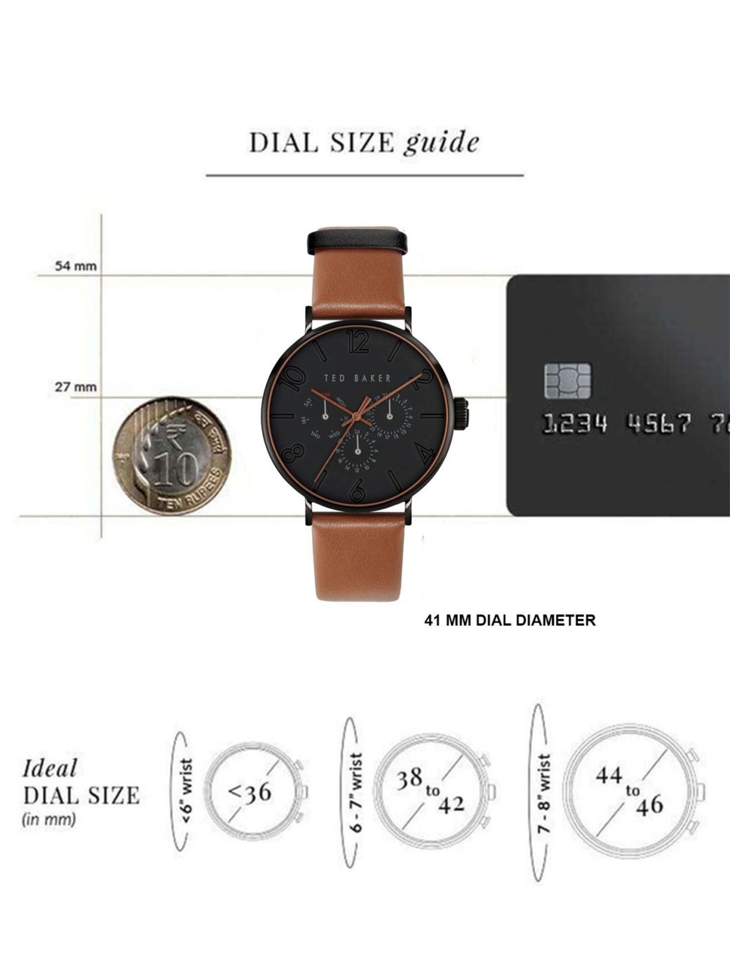 Ted Baker BKPPGF203 Multifunction Watch for Men