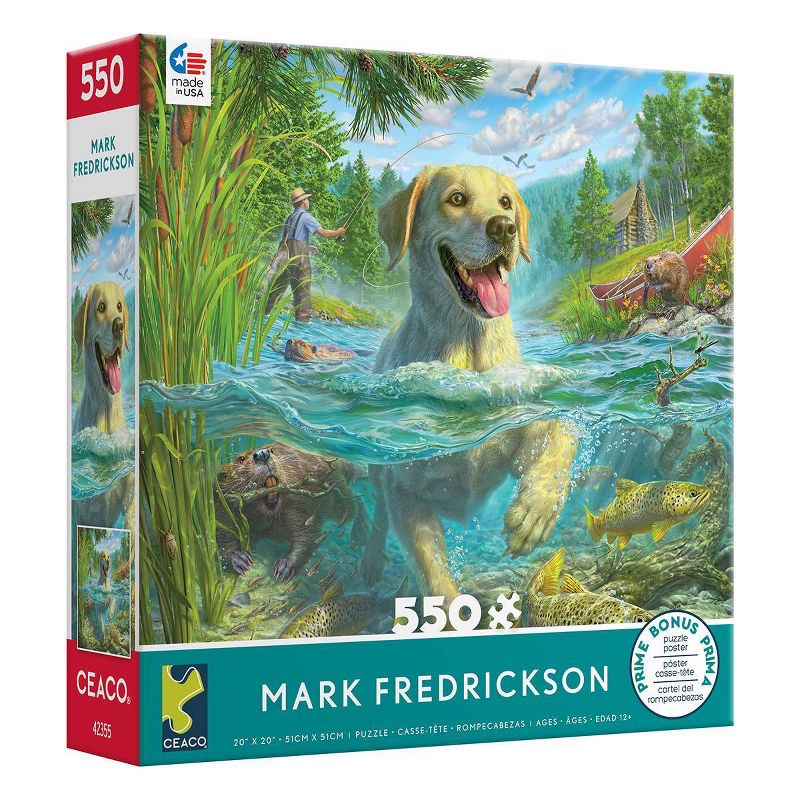 Ceaco Mark Fredrickson: Gone Fishing Jigsaw Puzzle - 550pc