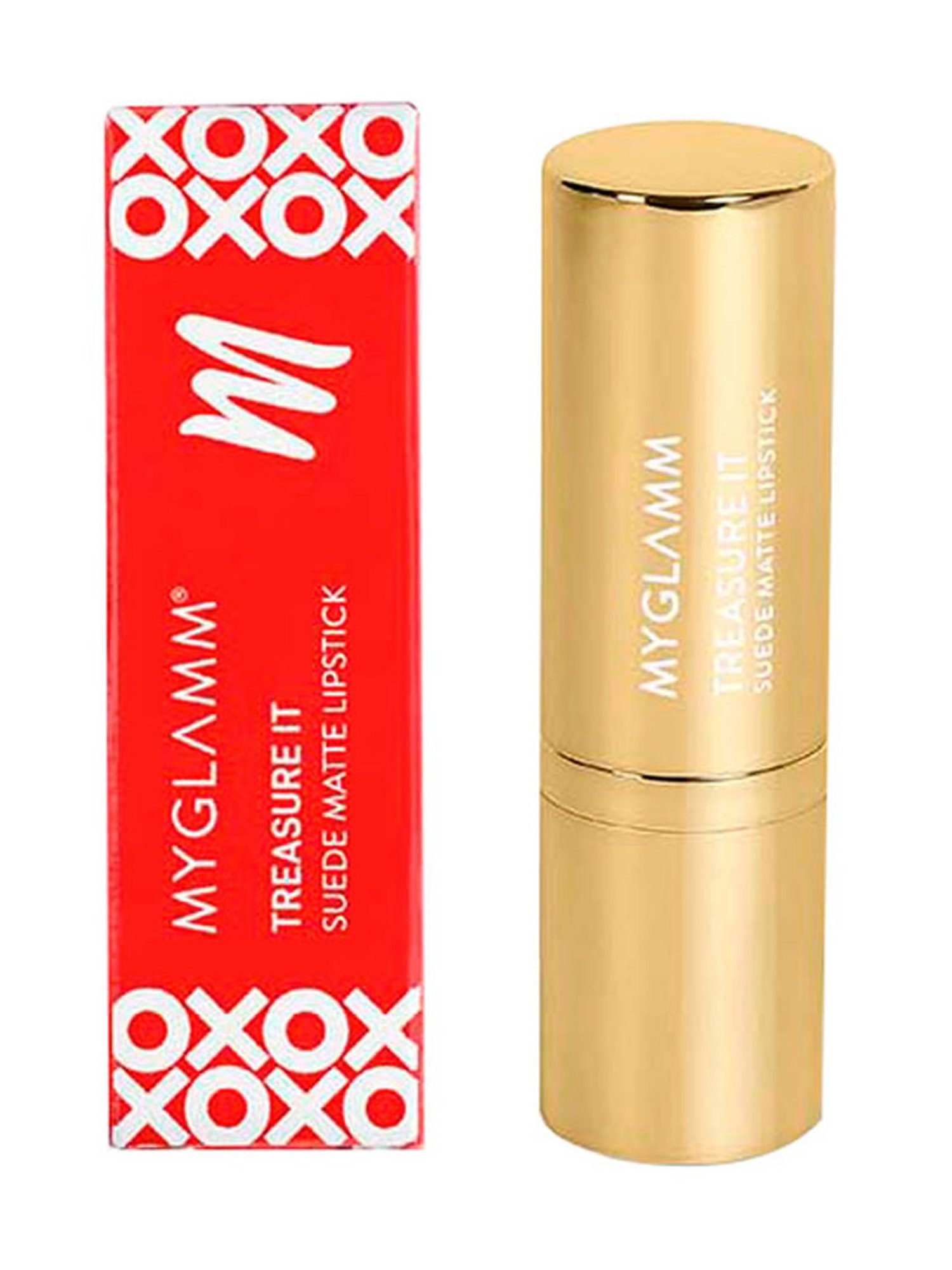 MyGlamm Treasure IT Suede Matte Lipstick Smitten Kitten - 4.2 gm