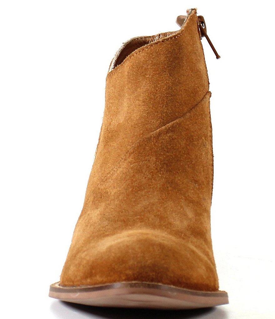 Diba True Sea Sons Printed Calf Hair Western Suede Booties