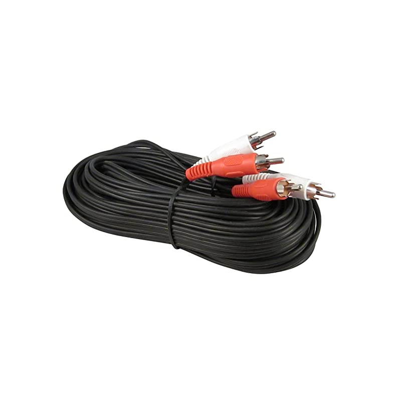 Store 50 Foot RCA Audio Cable 2 Male to 2 Male