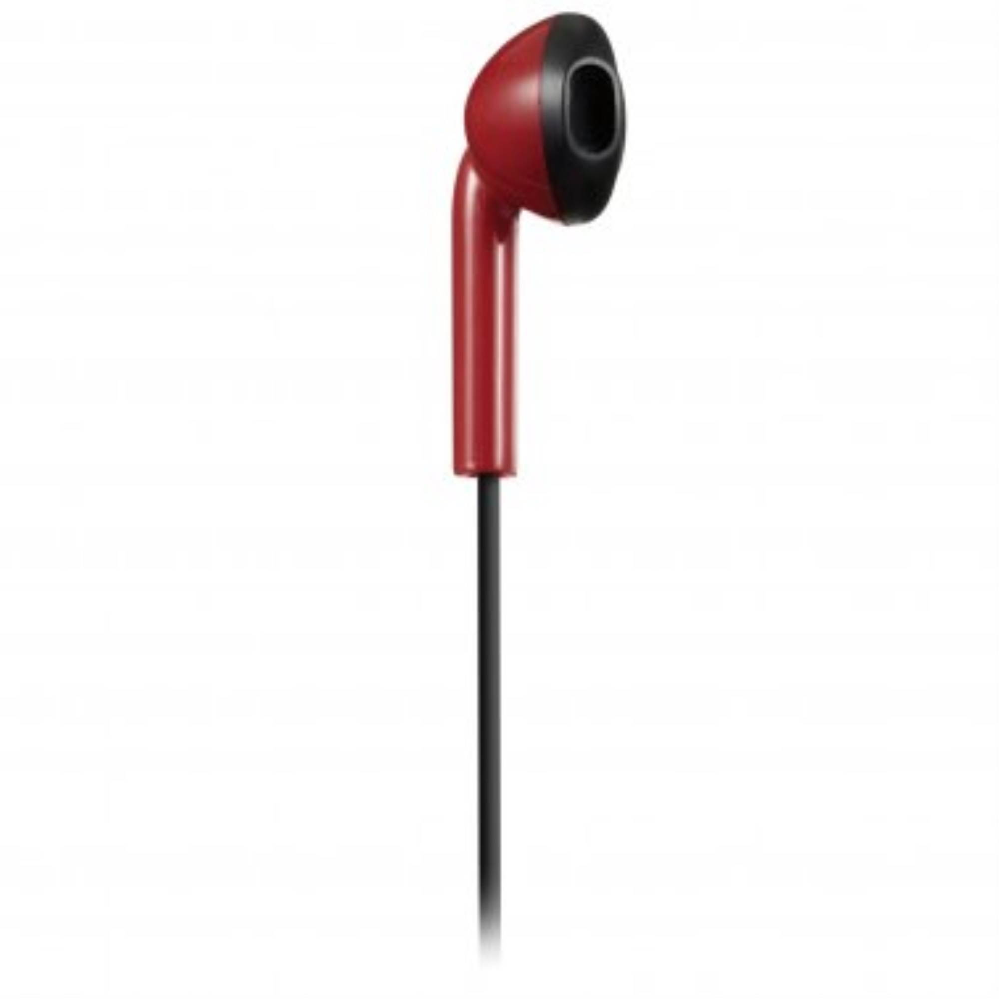 JVC HAF19MRB Retro Series Wired BT Earbuds (Red and Black)