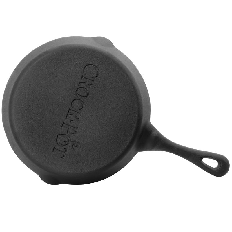 Crock Pot Artisan 8in Round Preseasoned Cast Iron Skillet