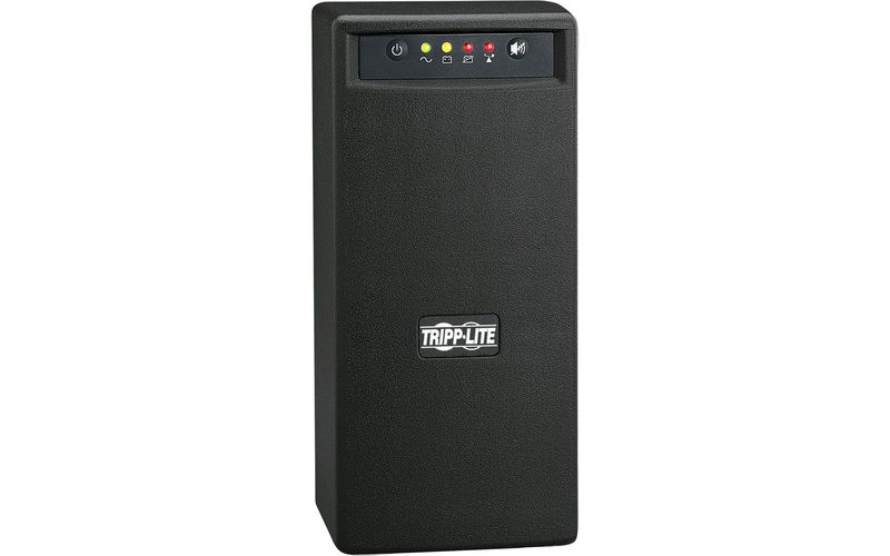 Tripp Lite UPS Smart 750VA 450W Battery Back Up Tower AVR 120V USB RJ45 - Tower - 4 Hour Recharge - 3 Minute Stand-by - 120 V AC Input