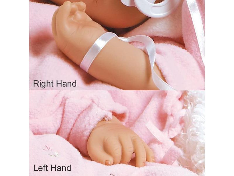 Paradise Galleries Reborn Newborn Baby Doll That Looks Real Baby Carly, 16 inch Sleeping Girl in GentleTouch Vinyl, 6-Piece Set