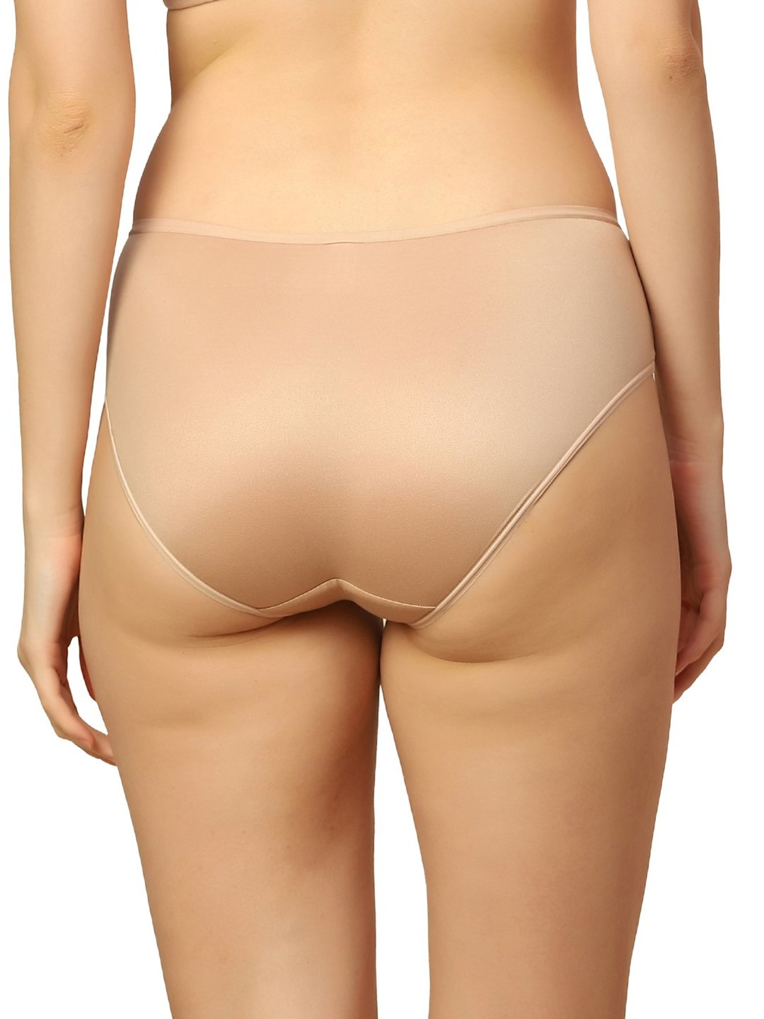 Triumph Beige Plain Hipster Panty