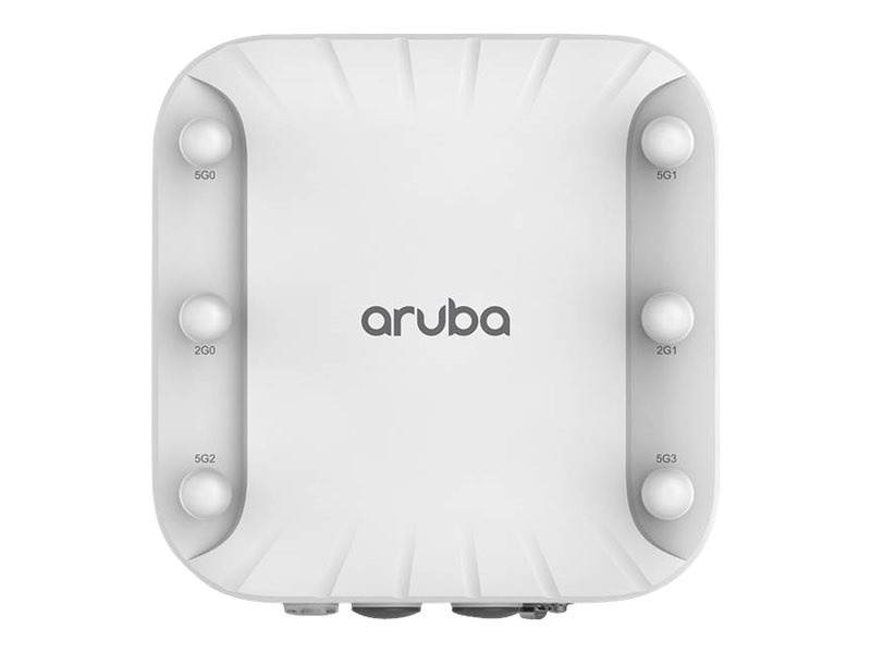 HP Aruba AP-577 802.11ax 4.80 Gbit/s Wireless Access Point - 2.40 GHz, 5 GHz - MIMO Technology - 2 x Network (RJ-45) - Gigabit Ethernet, 2.5 Gigabit Ethernet