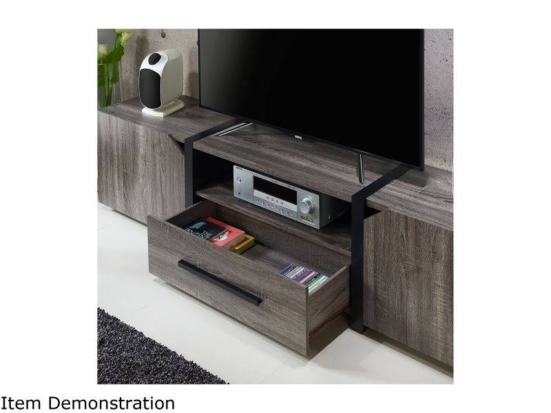 AVF FSL700LUCSW-A 32 - 65" Reflections - Lucerne Curved Pedestal TV Stand