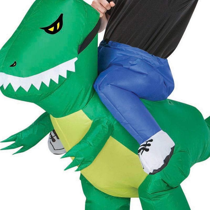 Adult Dinosaur Rider Inflatable Halloween Costume