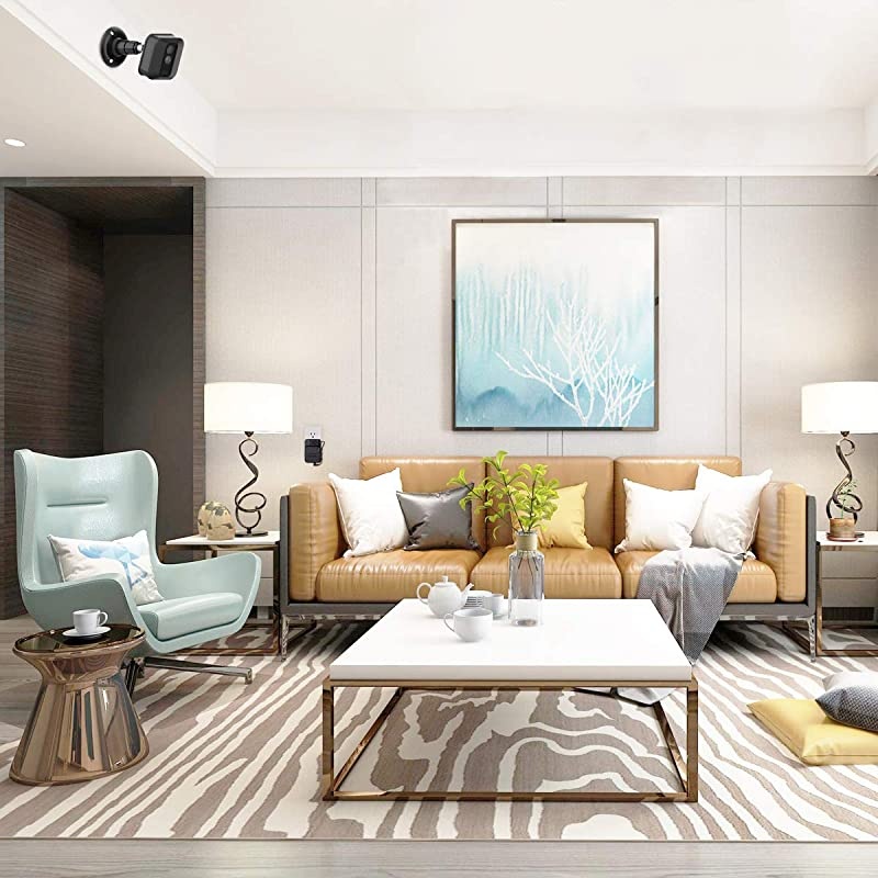 Wall Mount for Blink Sync Module 2- Mount Bracket Holder for Blink XT/ XT2 and Blink Outdoor Home Security Camera with Easy Mount Short Cable - Black