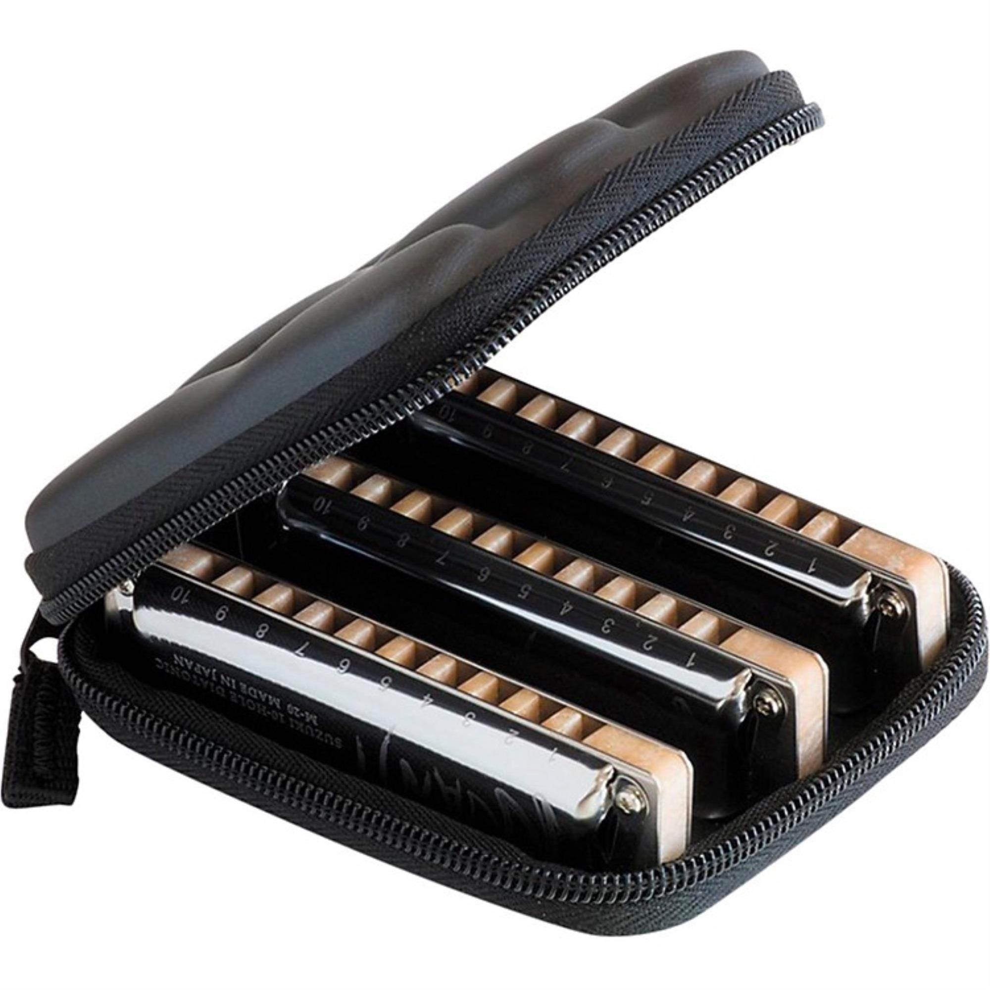 suzuki manji 3piece harmonica set keys: c, g, a