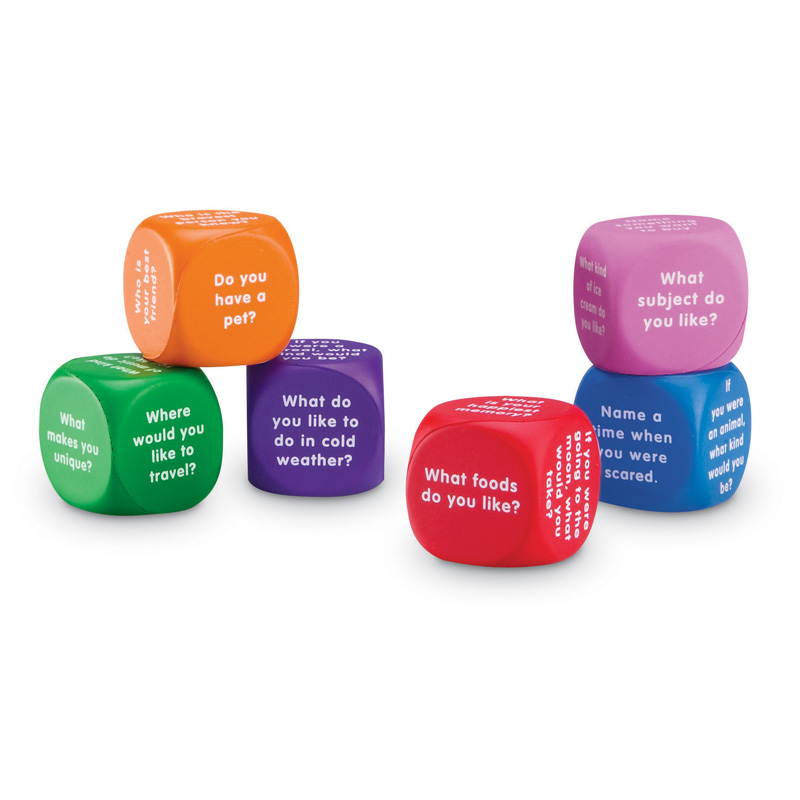 Learning Resources Conversation Cubes 7300