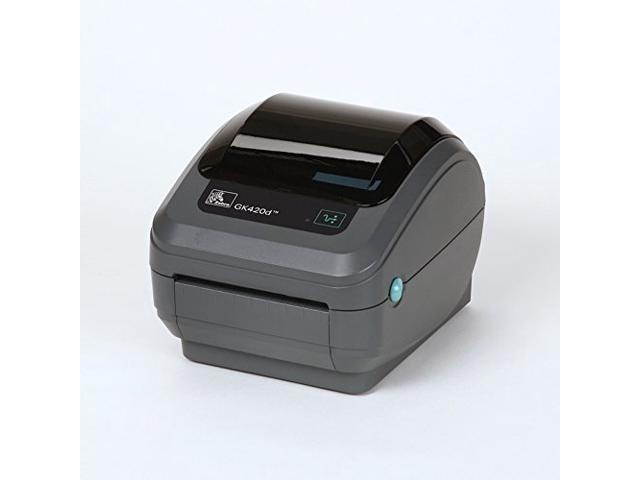Zebra GK420d Monochrome Desktop Direct Thermal Label Printer, 5 in/s Print Speed, 203 dpi Print Resolution, 4.09" Print Width, 100/240V AC