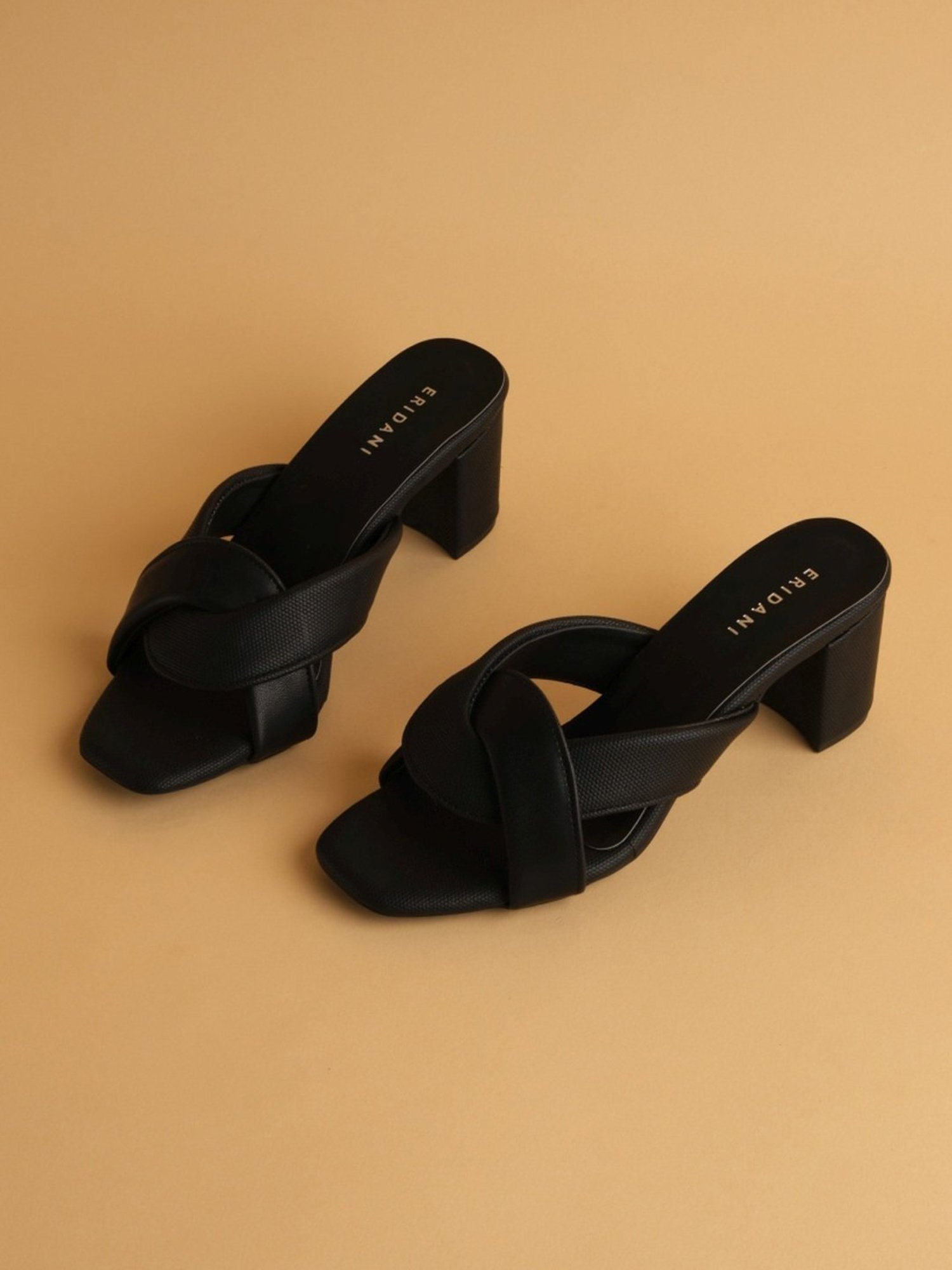 Eridani Women's Charlot Black Casual Sandals