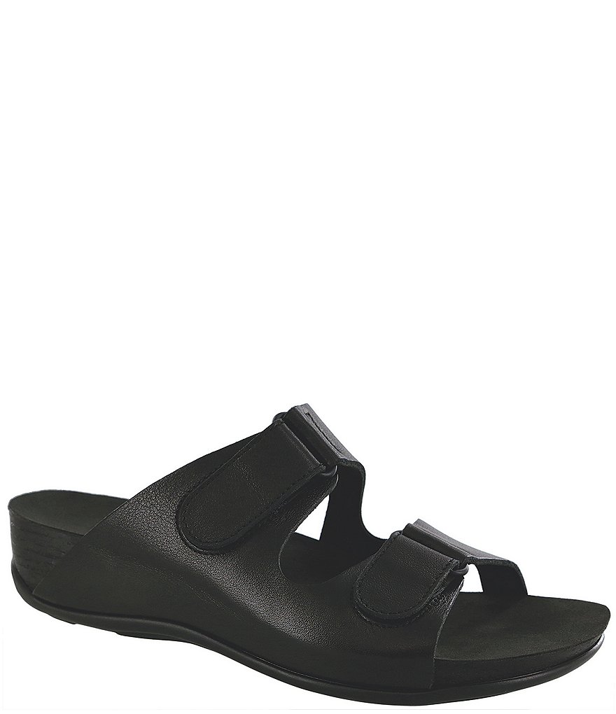 SAS Seaside Leather Slide Sandals