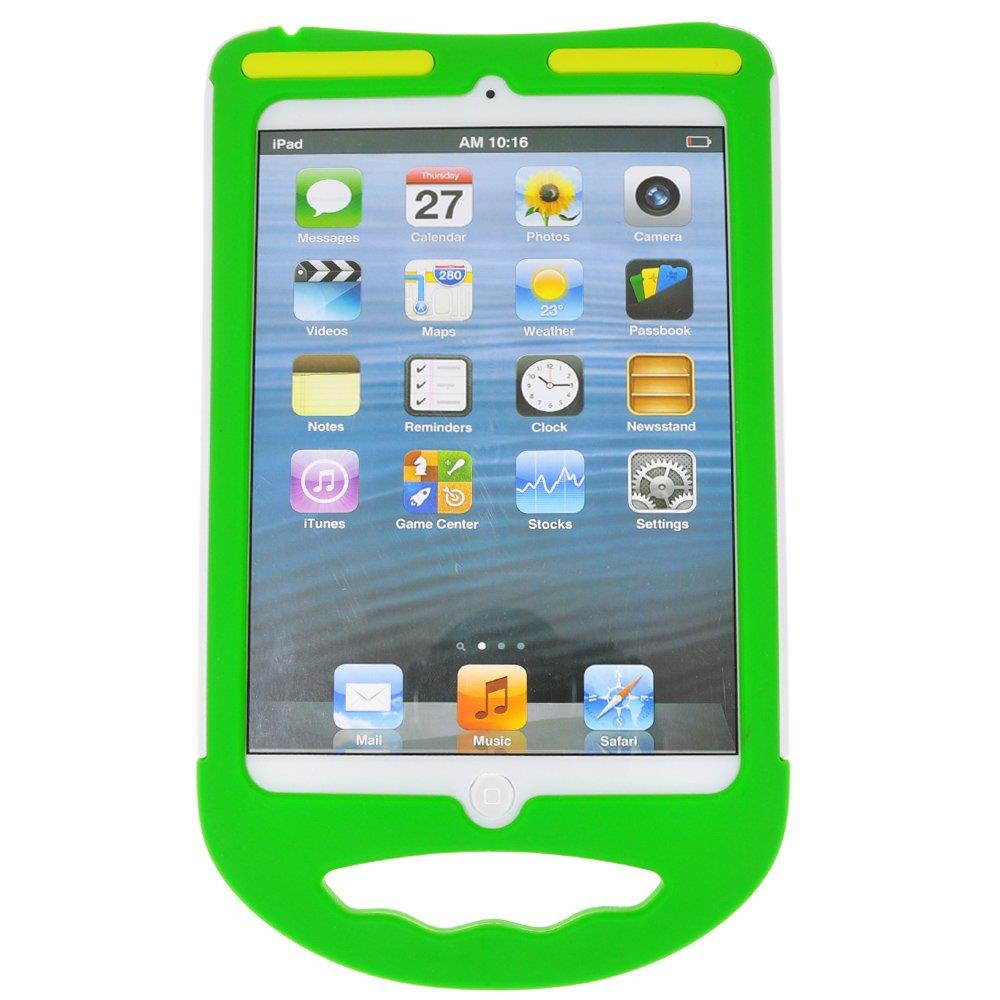 suchAcase Hybrid Series Child Safe Kids Friendly Soft Protective Cover Case for Apple iPad Mini 1 & 2 Retina Display (Green)2