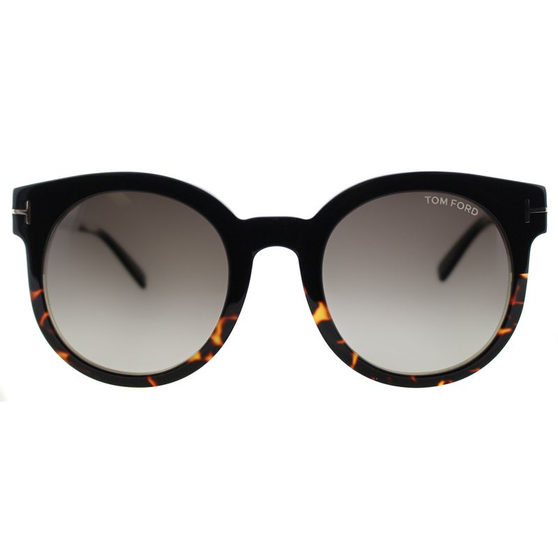 Tom Ford Janina  01K Womens Round Sunglasses Black 51mm