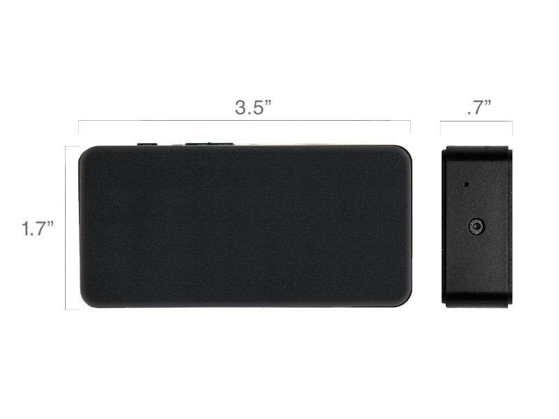 Camscura Micro Hidden Camera Black Box Covert Home Surveillance and Nanny Camera By Brickhouse Security