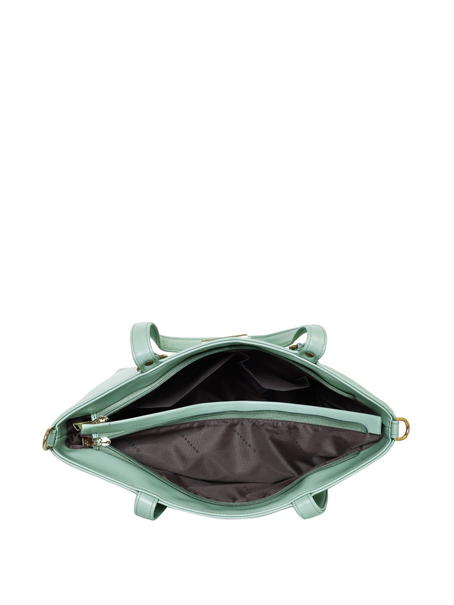 Giordano Green Solid Medium Shoulder Handbag
