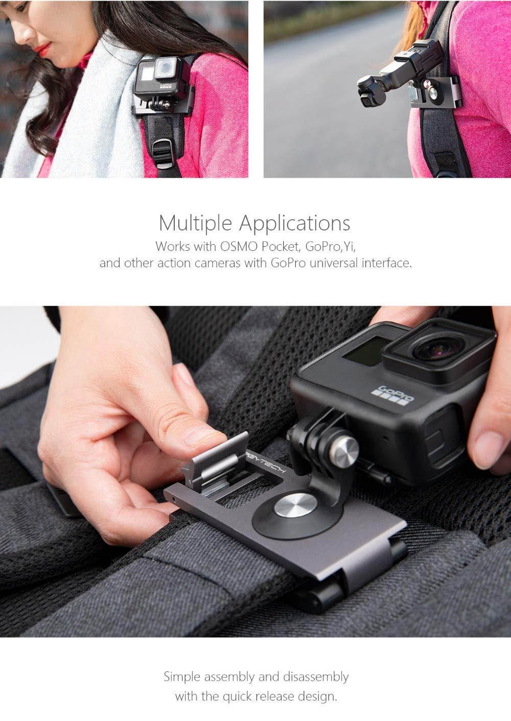 Genuine Wireless Module Expansion Controller Wheel Camera Hand Wrist Strap Phone Smartphone Adapter Compatible with DJI OSMO Pocket Accessories (PGYTECH Action Camera Strap Holder)