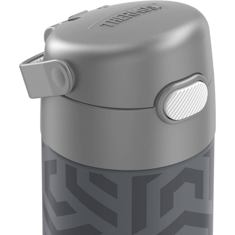 Thermos 12oz FUNtainer Water Bottle with Bail Handle - Gray Waves