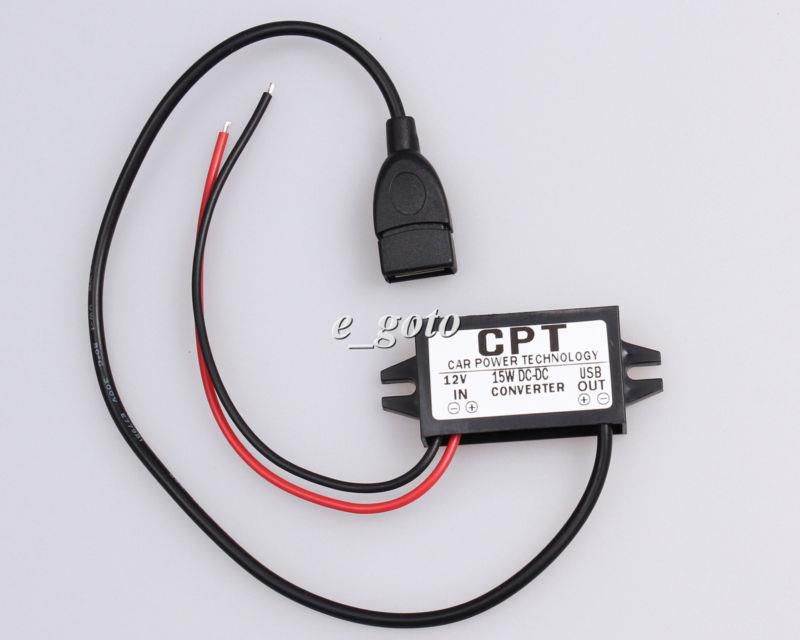 DC-DC 12V to 5V Regulator Converter Step Down Power Module USB Output Precise