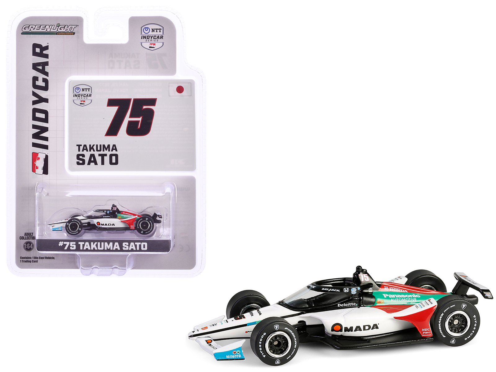 Dallara IndyCar #27 Kyle Kirkwood "AutoNation" Andretti Autosport "NTT IndyCar Series" (2024) 1/18 Diecast Model Car by Greenlight