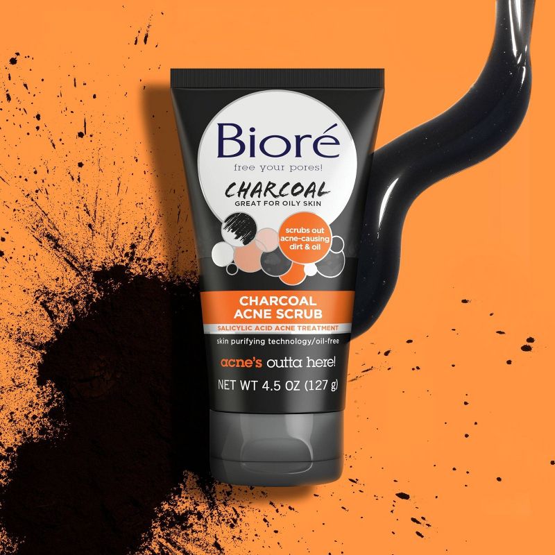 Biore Charcoal Acne Scrub 4.5oz